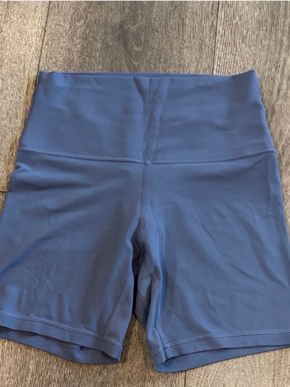 Lululemon Align High-Waist Women’s Bike Shorts in Slate Blue